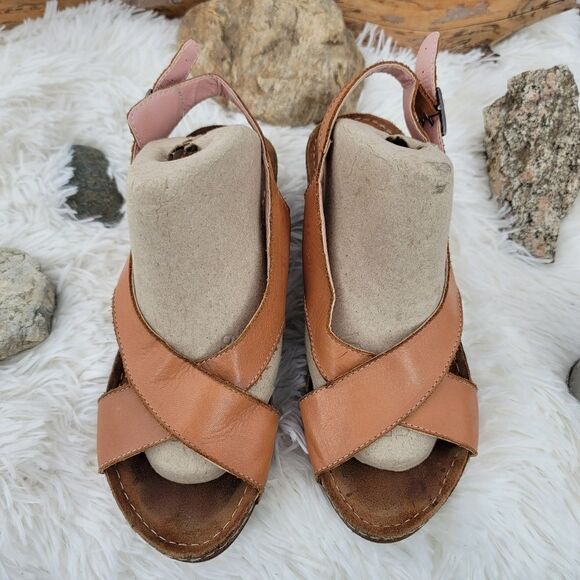 Lemon n lime cork bottom comfort sandals - Picture 2 of 11